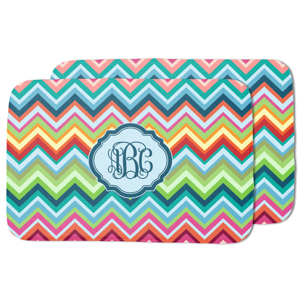 Retro Chevron Monogram Drying Dish Mat - MAIN