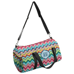 Retro Chevron Monogram Duffel Bag (Personalized)