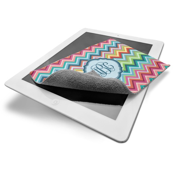 Retro Chevron Monogram Electronic Screen Wipe - iPad