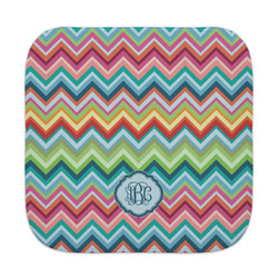 Retro Chevron Monogram Face Towel (Personalized)