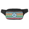 Retro Chevron Monogram Fanny Pack - Modern Style
