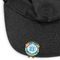 Retro Chevron Monogram Golf Ball Marker Hat Clip - Main - GOLD