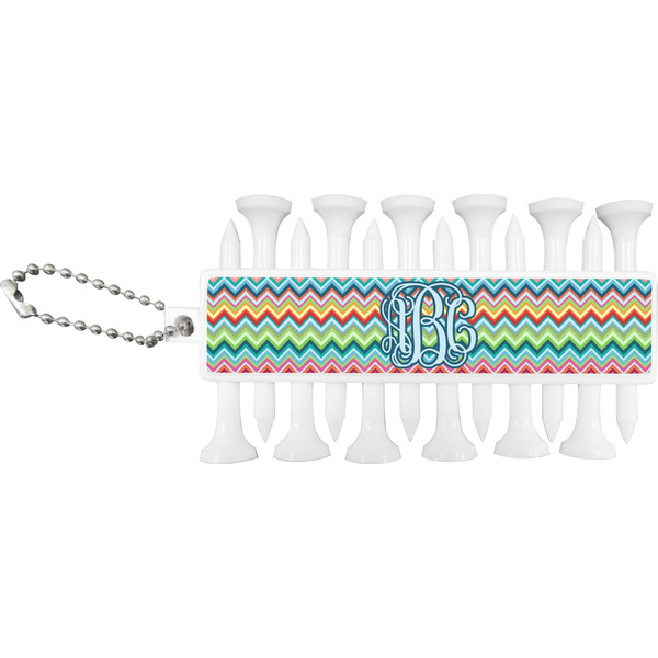 Retro Chevron Monogram Golf Buddy