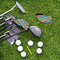 Retro Chevron Monogram Golf Club Covers - LIFESTYLE
