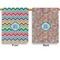 Retro Chevron Monogram House Flags - Double Sided - APPROVAL