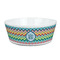 Retro Chevron Monogram Kid's Bowl