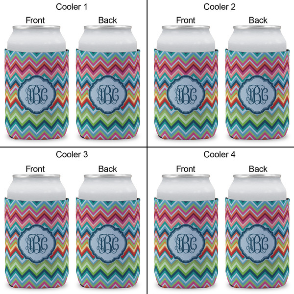 Retro Chevron Monogram Can Sleeve (Approval)
