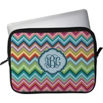 Retro Chevron Monogram Laptop Sleeve / Case (Personalized)