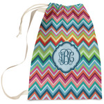 Retro Chevron Monogram Laundry Bag - Large