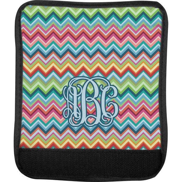 Retro Chevron Monogram Luggage Handle Wrap (Approval)