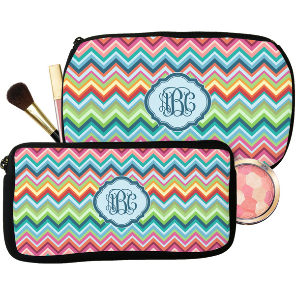 Retro Chevron Monogram Makeup Kit Aggregate