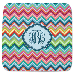 Retro Chevron Monogram Memory Foam Bath Mat - 48"x48" (Personalized)
