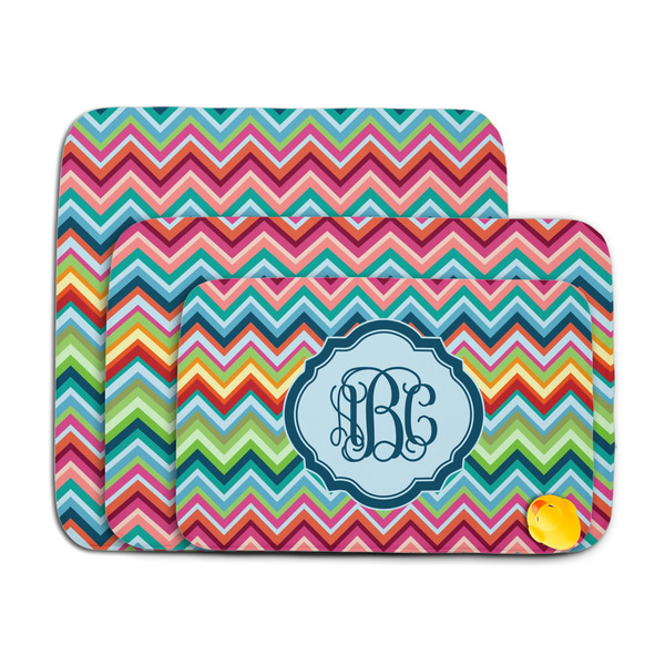 Retro Chevron Monogram Memory Foam Bath Mat - MAIN PARENT