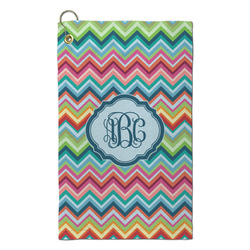 Retro Chevron Monogram Microfiber Golf Towel - Small