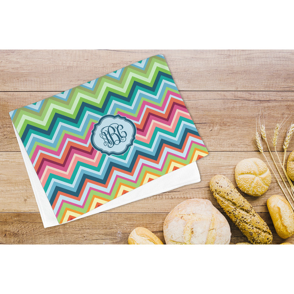 Retro Chevron Monogram Microfiber Kitchen Towel - LIFESTYLE