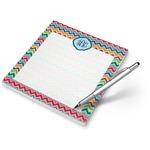 Retro Chevron Monogram Notepad (Personalized)