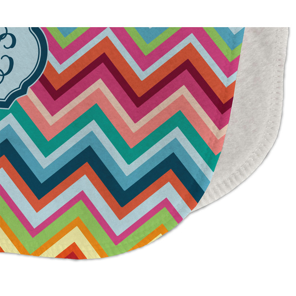 Retro Chevron Monogram Old Burp Detail