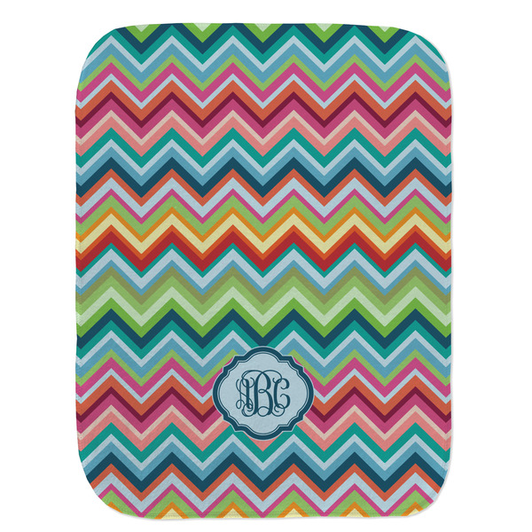Retro Chevron Monogram Old Burp Flat