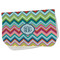 Retro Chevron Monogram Burp Cloth - Fleece