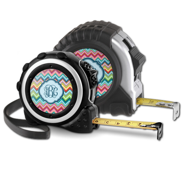 Retro Chevron Monogram Parent tape measure