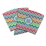 Retro Chevron Monogram Party Cup Sleeve