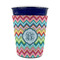 Retro Chevron Monogram Party Cup Sleeves - without bottom - FRONT (on cup)