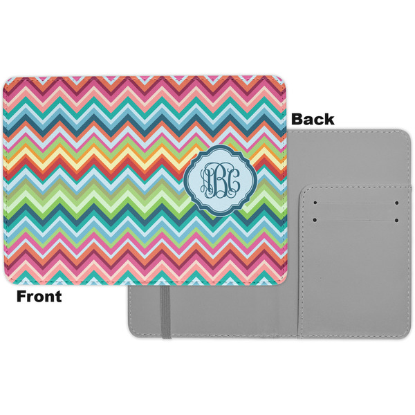 Retro Chevron Monogram Passport Holder - Apvl