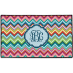 Retro Chevron Monogram Door Mat - 60"x36" (Personalized)