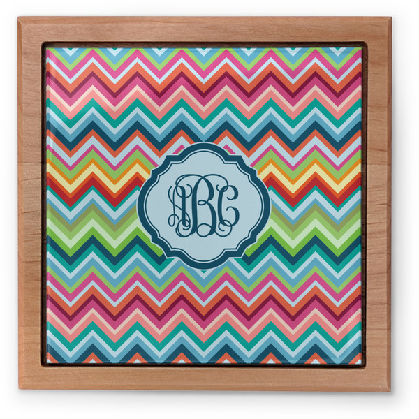 Retro Chevron Monogram Pet Urn - Apvl