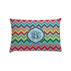 Retro Chevron Monogram Pillow Case - Standard (Personalized)