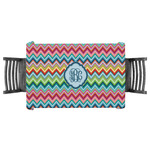 Retro Chevron Monogram Tablecloth - 58"x58" (Personalized)