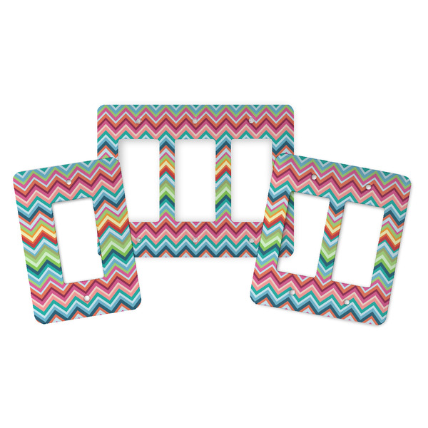 Retro Chevron Monogram Rocker Light Switch Covers - Parent - ALL VARIATIONS