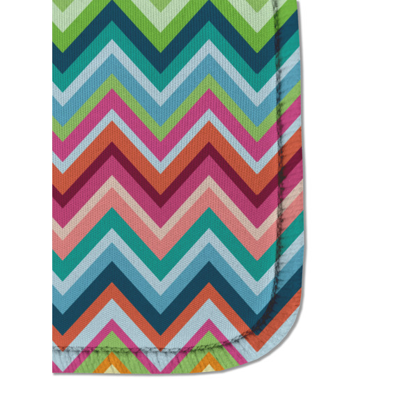 Retro Chevron Monogram Sanitizer Holder Keychain - Detail