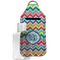 Retro Chevron Monogram Hand Sanitizer & Keychain Holder - Large