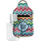 Retro Chevron Monogram Hand Sanitizer & Keychain Holder