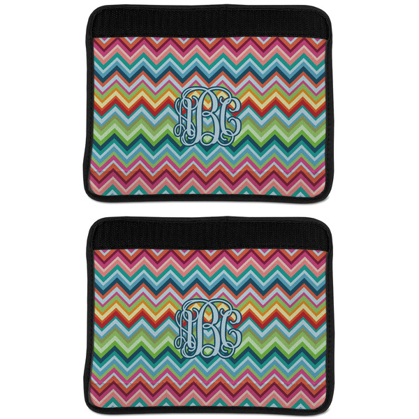 Retro Chevron Monogram Seat Belt Cover (APPROVAL Update)
