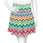 Retro Chevron Monogram Skater Skirt - X Large