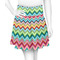 Retro Chevron Monogram Skater Skirt - Large