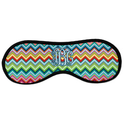 Retro Chevron Monogram Sleeping Eye Masks - Large