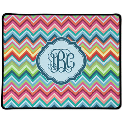 Retro Chevron Monogram Large Gaming Mouse Pad - 12.5" x 10"
