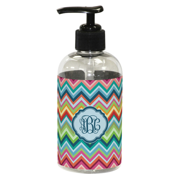 Retro Chevron Monogram Small Soap/Lotion Bottle