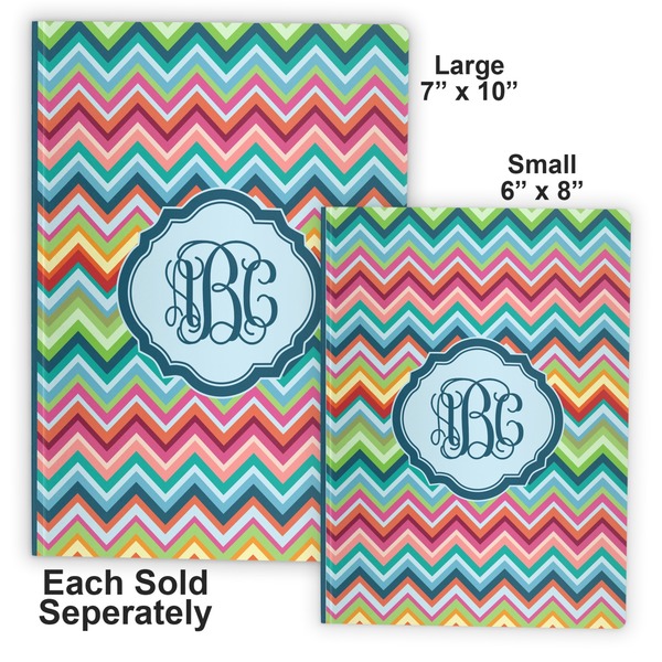 Retro Chevron Monogram Soft Cover Journal - Compare