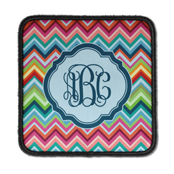 Retro Chevron Monogram Iron On Square Patch