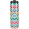 Retro Chevron Monogram Stainless Steel Skinny Tumbler - 20 oz