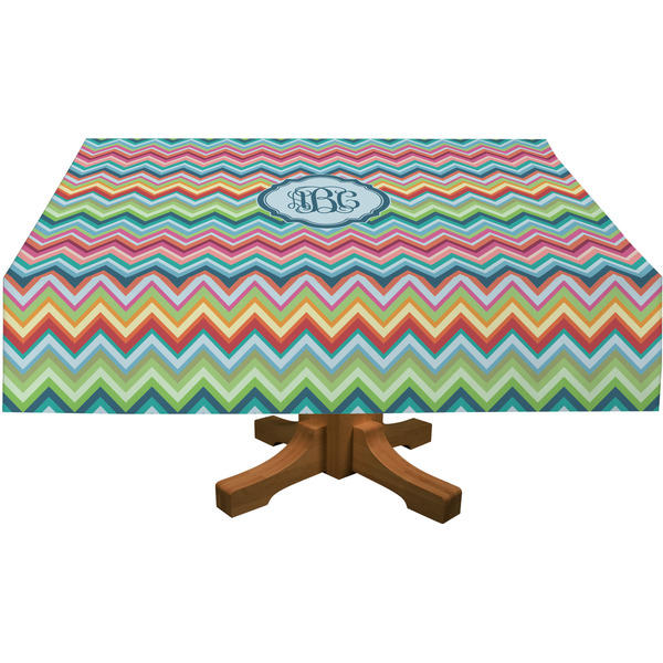 Retro Chevron Monogram Tablecloths (Personalized)