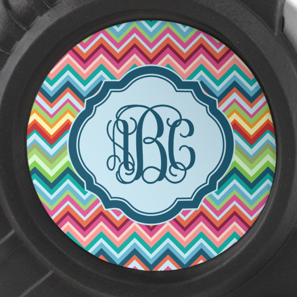 Retro Chevron Monogram Tape Measure - 25ft - detail