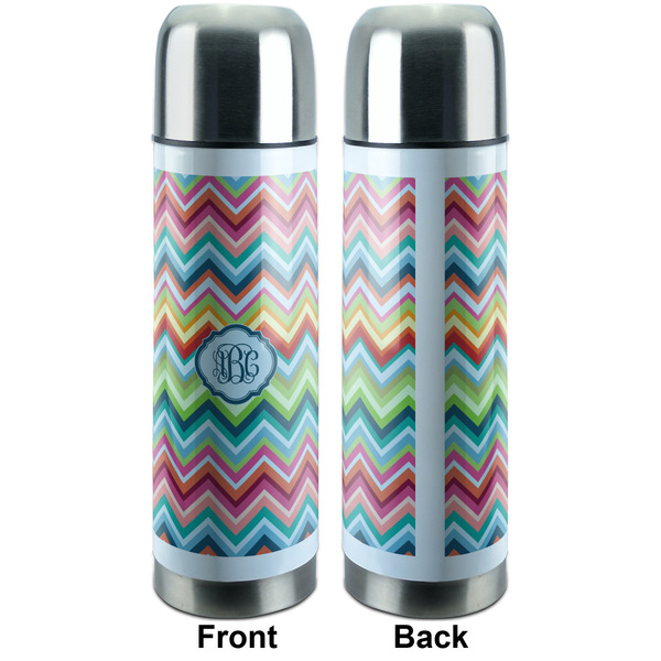 Retro Chevron Monogram Thermos - Apvl
