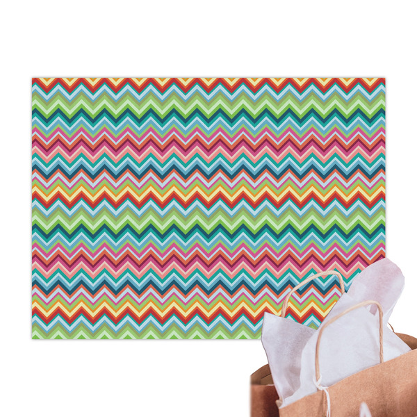 Retro Chevron Monogram Tissue Paper Sheets - Main