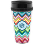 Retro Chevron Monogram Acrylic Travel Mug without Handle (Personalized)