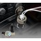 Retro Chevron Monogram USB Car Charger - in cigarette plug